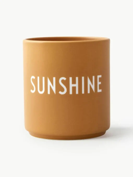 Design beker Favourite SUNSHINE met opschrift