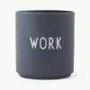 Design beker Favourite WORK met opschrift