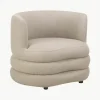 Design bouclé fauteuil Solomon