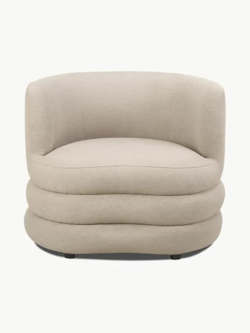 Design bouclé fauteuil Solomon