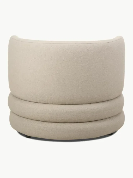 Design bouclé fauteuil Solomon