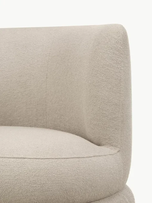 Design bouclé fauteuil Solomon