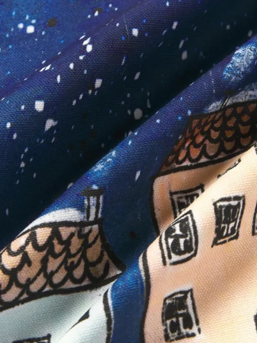 Design katoenen kussenhoes Snow van Kera Till