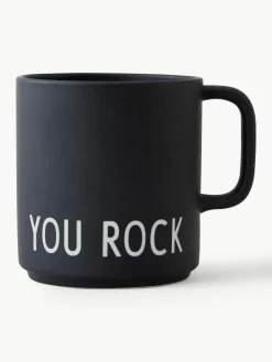Design koffiemok Favourite YOU ROCK met opschrift