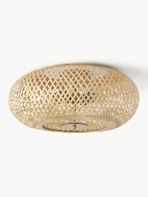 Design plafondlamp Evelyn van bamboehout, naturel