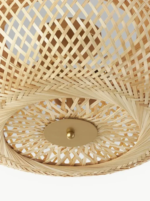 Design plafondlamp Evelyn van bamboehout, naturel