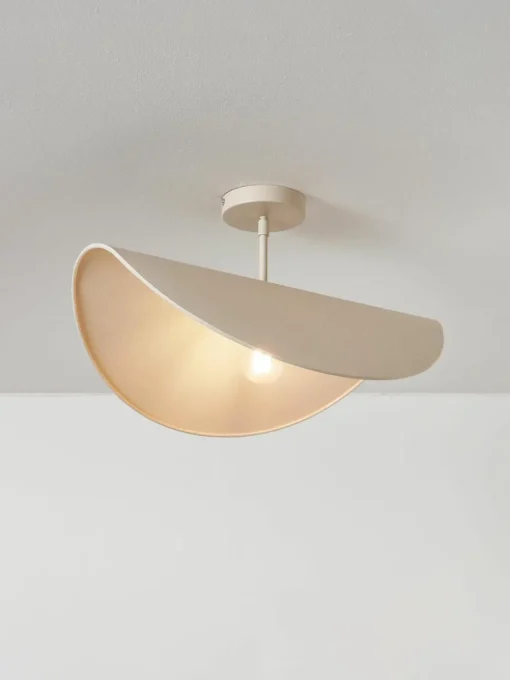 Design plafondlamp Kenzie van linnen