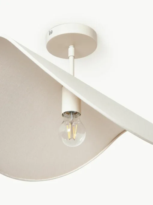 Design plafondlamp Kenzie van linnen
