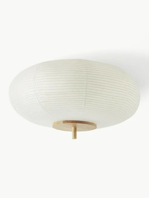 Design plafondlamp Misaki van rijstpapier