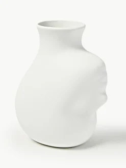 Design porseleinen vaas Headed, H 25 cm