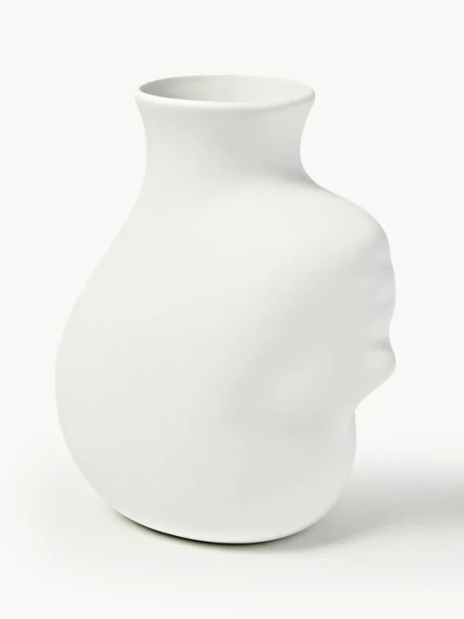 Design porseleinen vaas Headed, H 25 cm