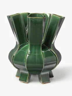 Design porseleinen vaas Puyi, H 34 cm