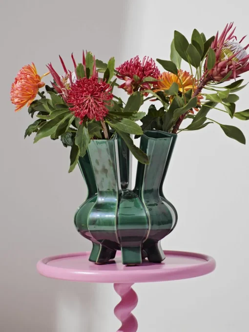 Design porseleinen vaas Puyi, H 34 cm