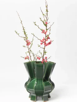 Design porseleinen vaas Puyi, H 34 cm