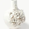 Design porseleinen vaas Rose, H 37 cm