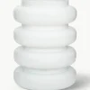 Design vaas Bulb van gerecycled glas, 25 cm