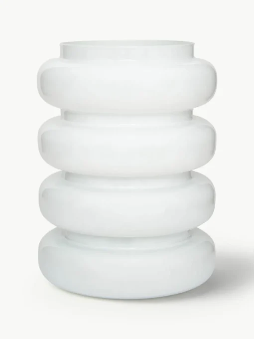 Design vaas Bulb van gerecycled glas, 25 cm