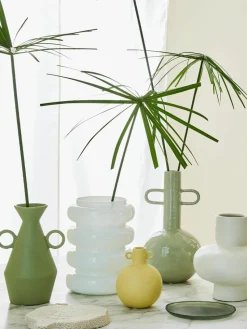 Design vaas Bulb van gerecycled glas, 25 cm