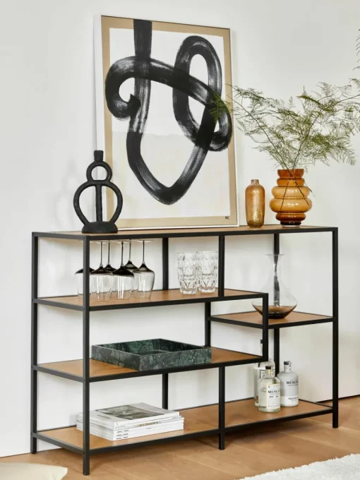 Design vaas Bulli van glas, 24 cm
