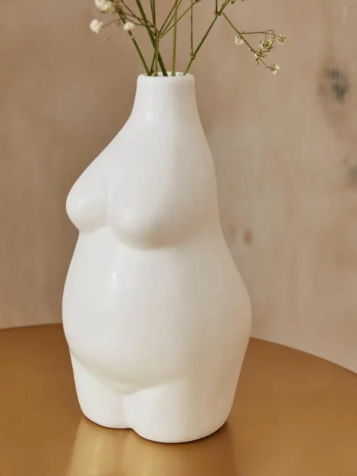 Design vaas Elora van keramiek, H 18 cm