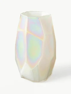 Design vaas Lustre, iriserend, H 41 cm