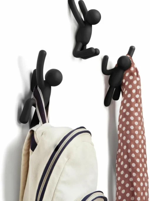 Design wandhakenset Buddy, set van 3