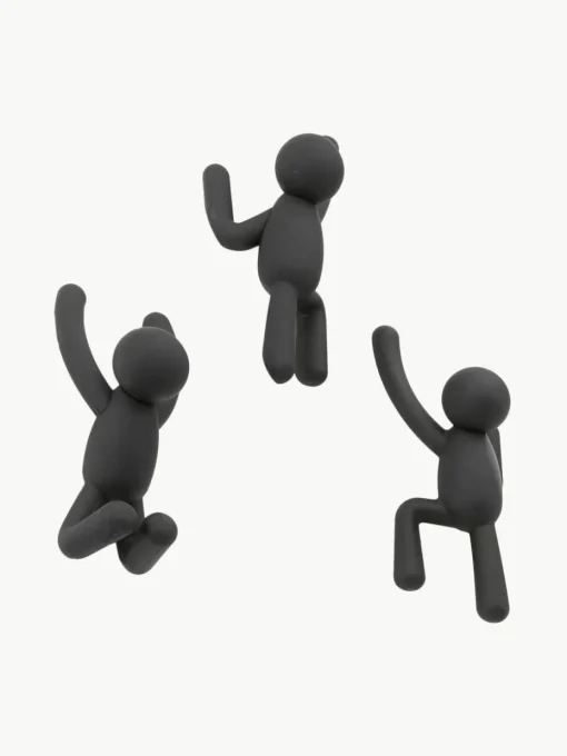 Design wandhakenset Buddy, set van 3