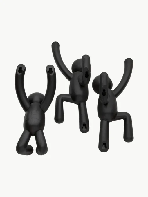 Design wandhakenset Buddy, set van 3