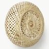 Design wandlamp Evelyn van bamboehout, naturel