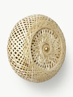 Design wandlamp Evelyn van bamboehout, naturel