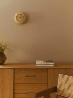 Design wandlamp Evelyn van bamboehout, naturel