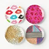 Designer ontbijtborden Carol van porselein, set van 4