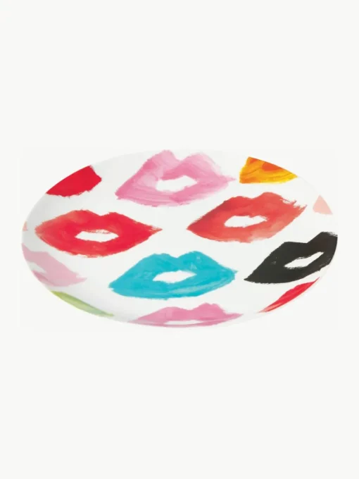 Designer ontbijtborden Carol van porselein, set van 4