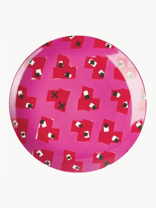 Designer ontbijtborden Carol van porselein, set van 4