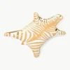 Designer sierschaal Zebra gemaakt van porselein