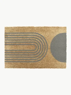 Deurmat Abstract Half Moon