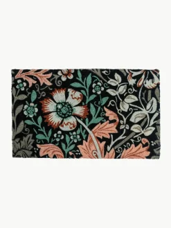 Deurmat Dianthus met bloemen motief