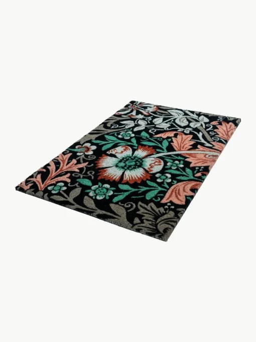 Deurmat Dianthus met bloemen motief