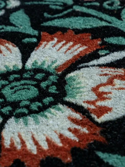 Deurmat Dianthus met bloemen motief