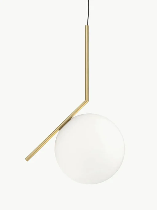 Dimbare hanglamp IC Lights, mondgeblazen