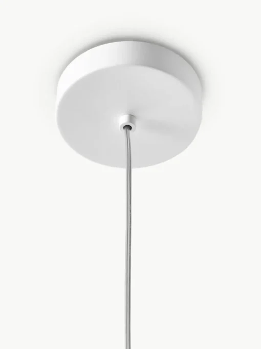 Dimbare hanglamp Kushi, mondgeblazen