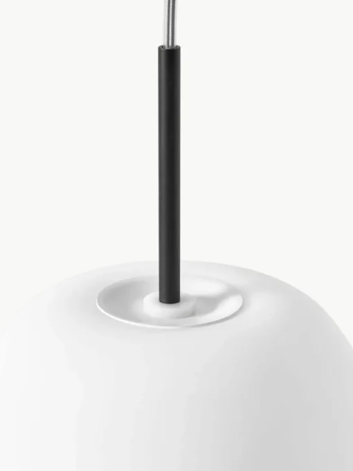Dimbare hanglamp Kushi, mondgeblazen