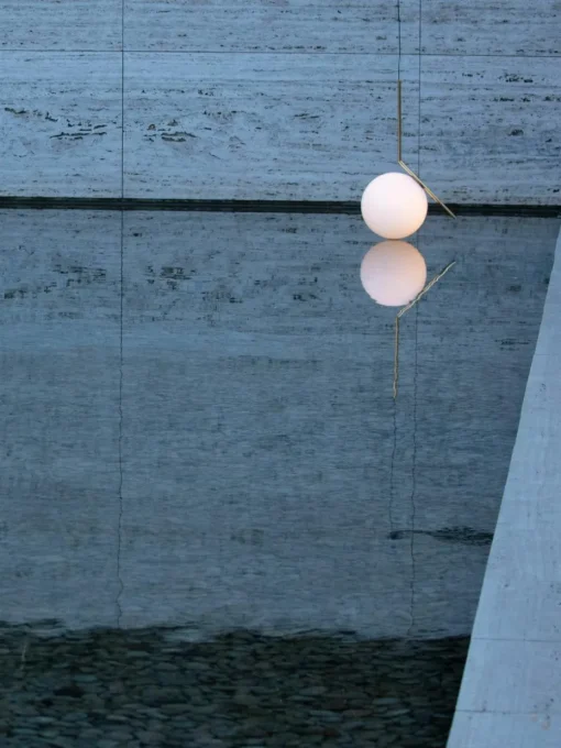 Dimbare hanglamp met glazen bollen IC, mondgeblazen