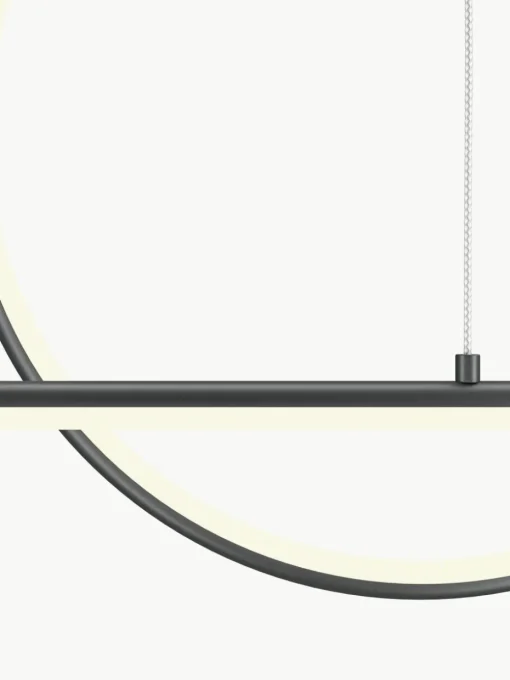Dimbare LED hanglamp Halo met kleurverandering en afstandsbediening