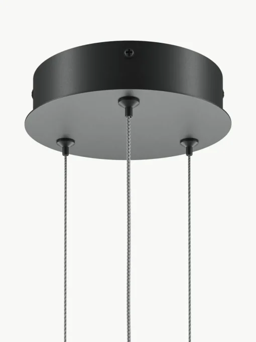 Dimbare LED hanglamp Halo met kleurverandering en afstandsbediening