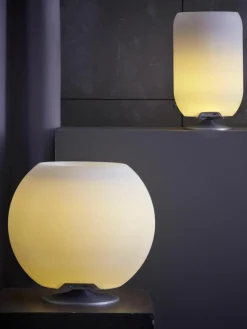 Dimbare LED tafellamp Atmos met Bluetooth-luidspreker en flessenkoeler