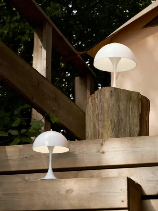 Dimbare LED tafellamp Panthella met timerfunctie, H 34 cm