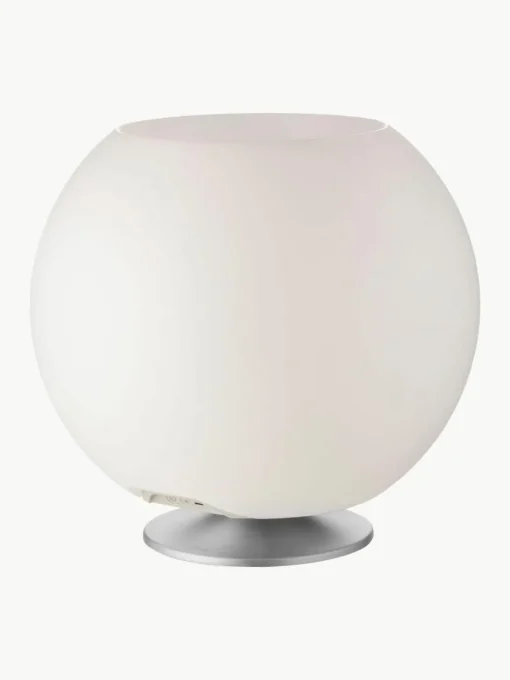 Dimbare LED tafellamp Sphere met Bluetooth-luidspreker en flessenkoeler