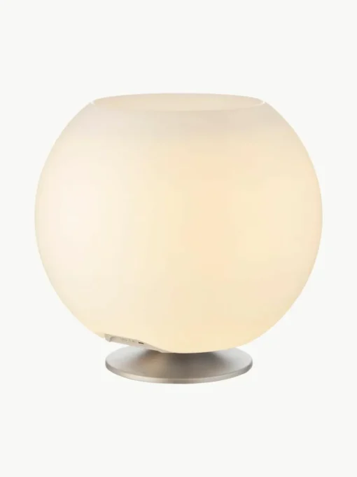 Dimbare LED tafellamp Sphere met Bluetooth-luidspreker en flessenkoeler
