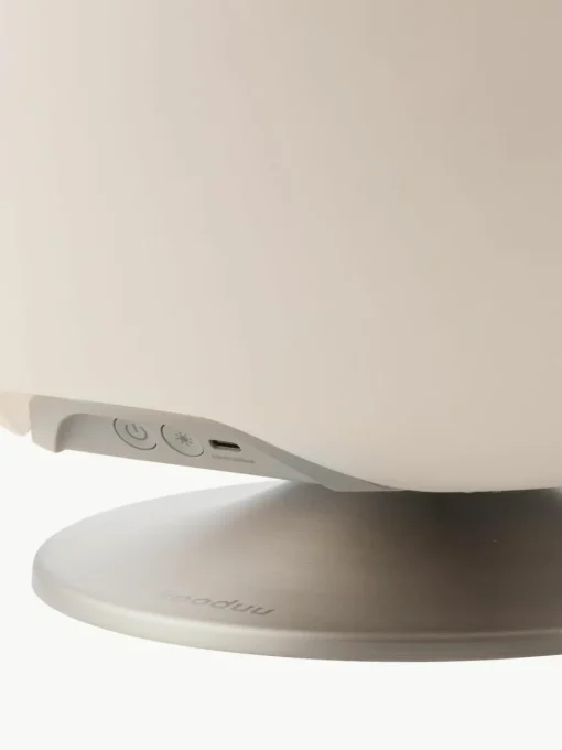 Dimbare LED tafellamp Sphere met Bluetooth-luidspreker en flessenkoeler